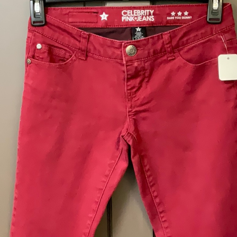 Celebrity Pink Jeans Garnet